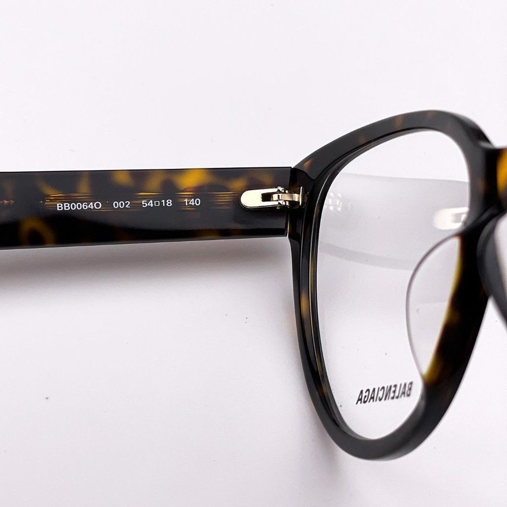 Balenciaga Everyday BB0064O 002 Eyeglasses Havana Gold Cat Eye Women - Picture 7 of 8